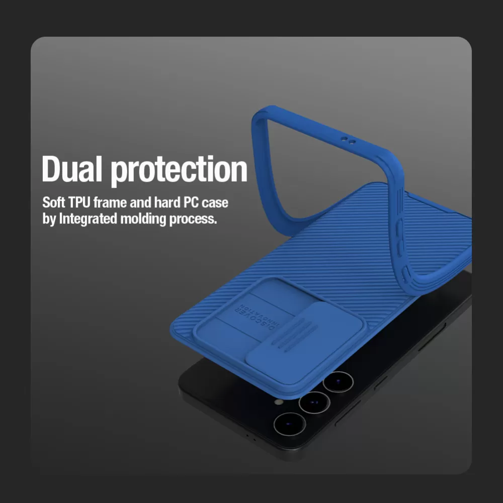 Samsung Galaxy S24 Plus case green NILLKIN CAMSHIELD PRO