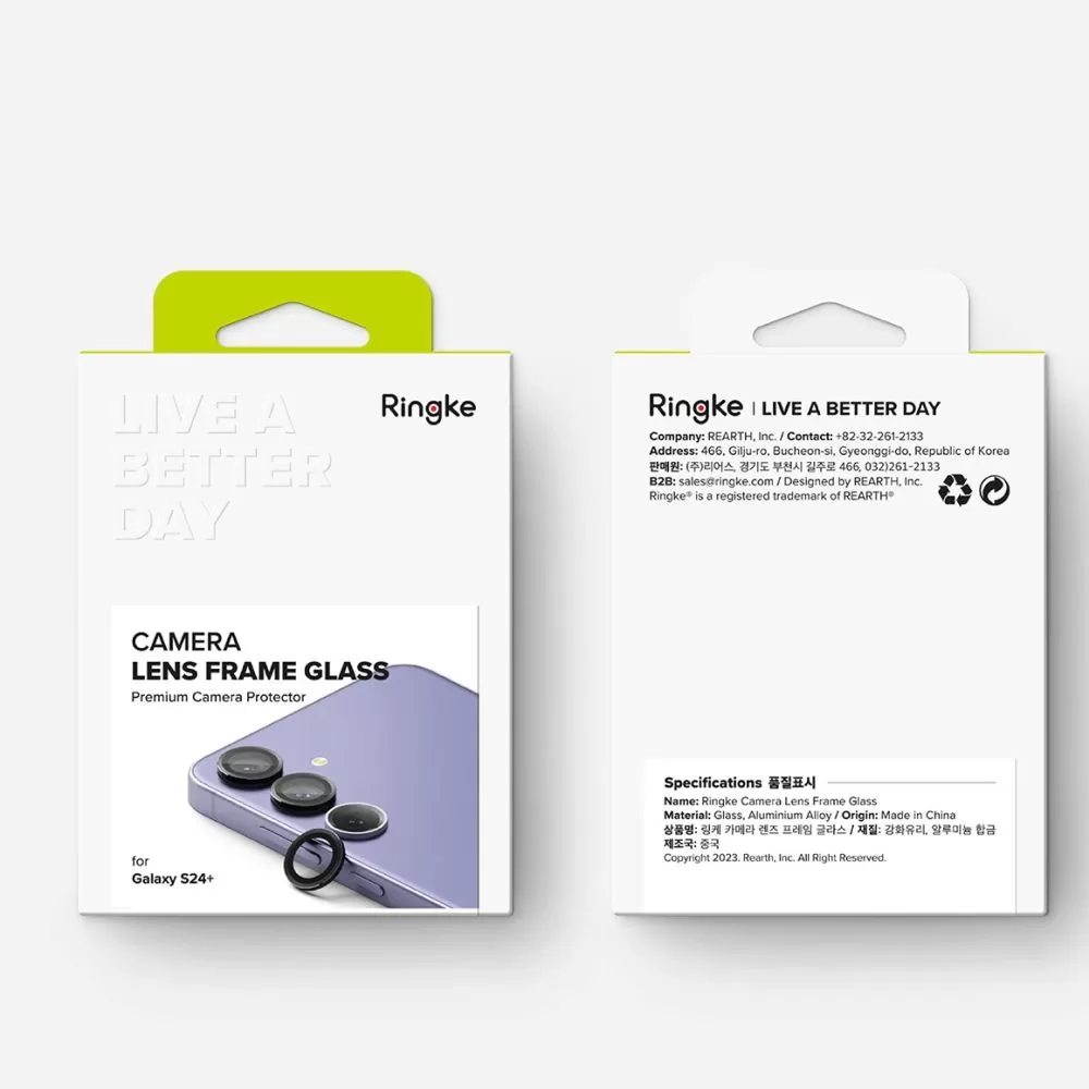 Samsung Galaxy S24 Plus Tempered glass RINGKE CAMERA FRAME PROTECTOR