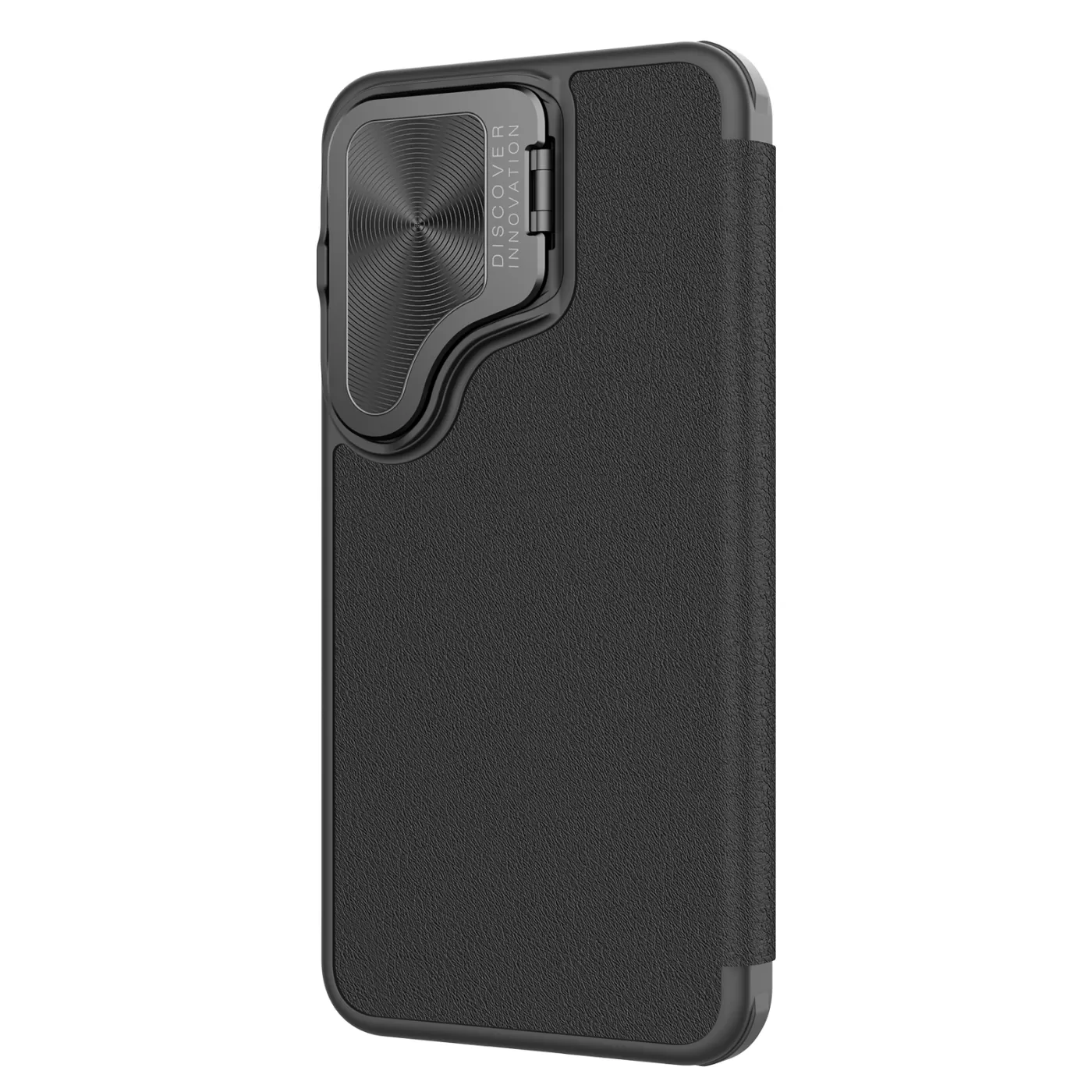 Samsung Galaxy S24 Plus case black NILLKIN QIN PROP LEATHER (PLAIN VERSION)