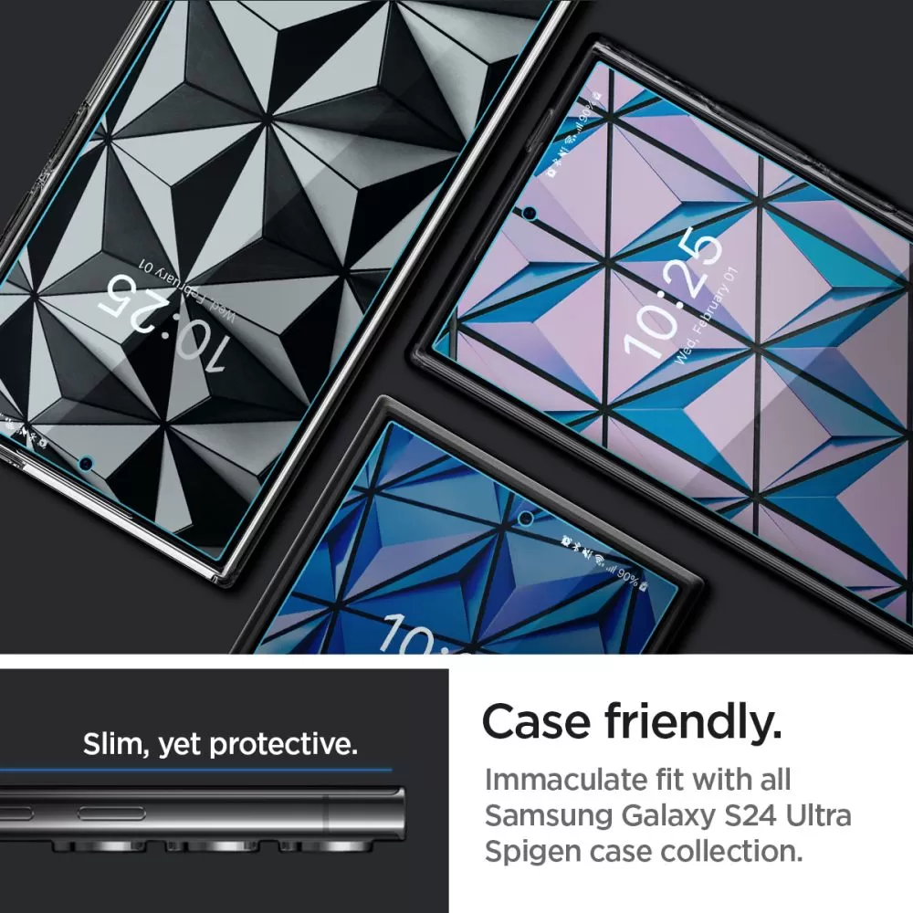 Samsung Galaxy S24 Ultra защитное стекло  SPIGEN NEO FLEX 2-PACK