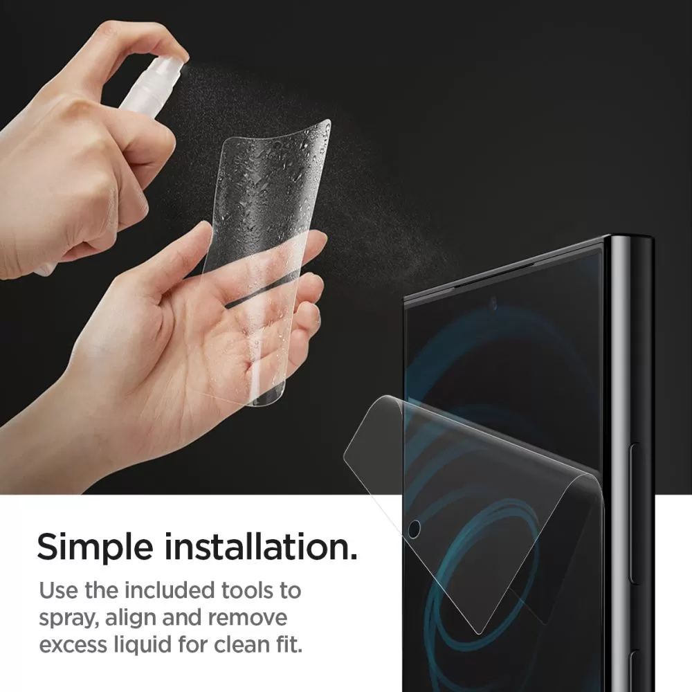 Samsung Galaxy S24 Ultra защитное стекло  SPIGEN NEO FLEX 2-PACK