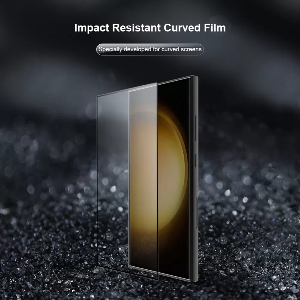 Samsung Galaxy S24 Ultra защитное стекло  NILLKIN IMPACT RESISTANT CURVED FILM (2-pack)