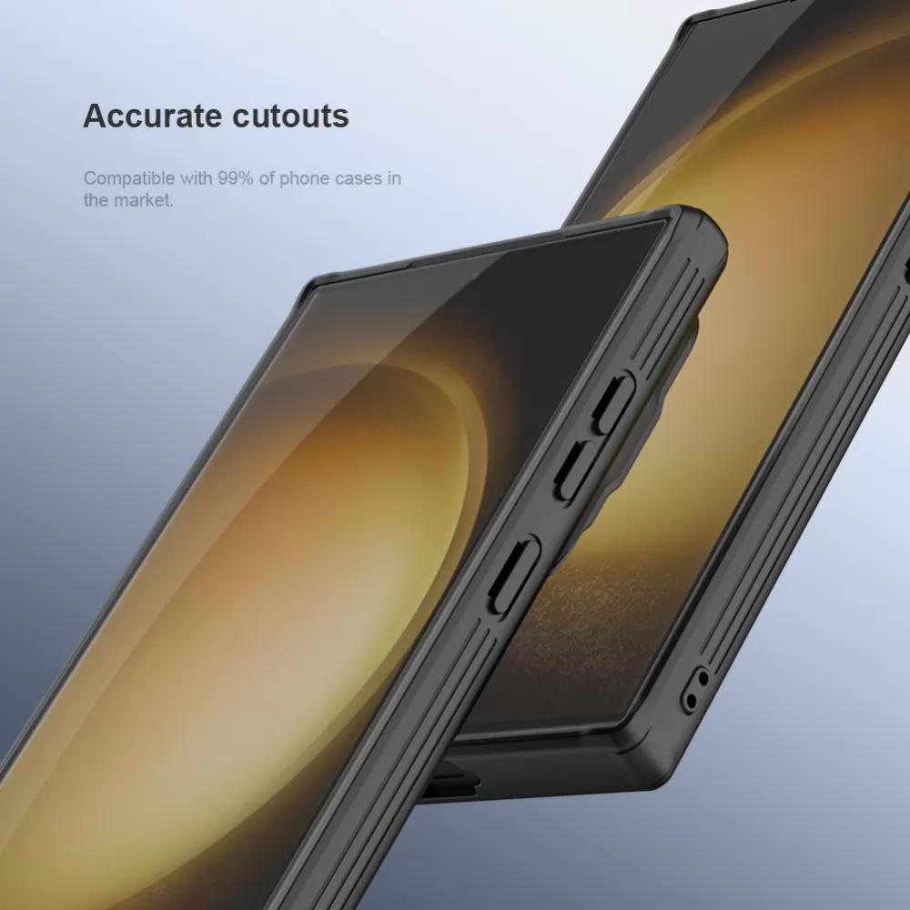 Samsung Galaxy S24 Ultra защитное стекло  NILLKIN IMPACT RESISTANT CURVED FILM (2-pack)