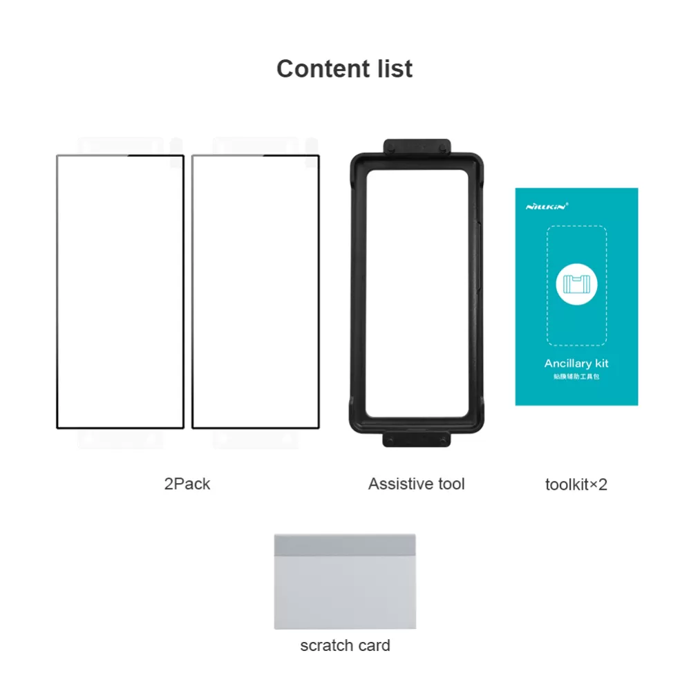 Samsung Galaxy S24 Ultra защитное стекло  NILLKIN IMPACT RESISTANT CURVED FILM (2-pack)