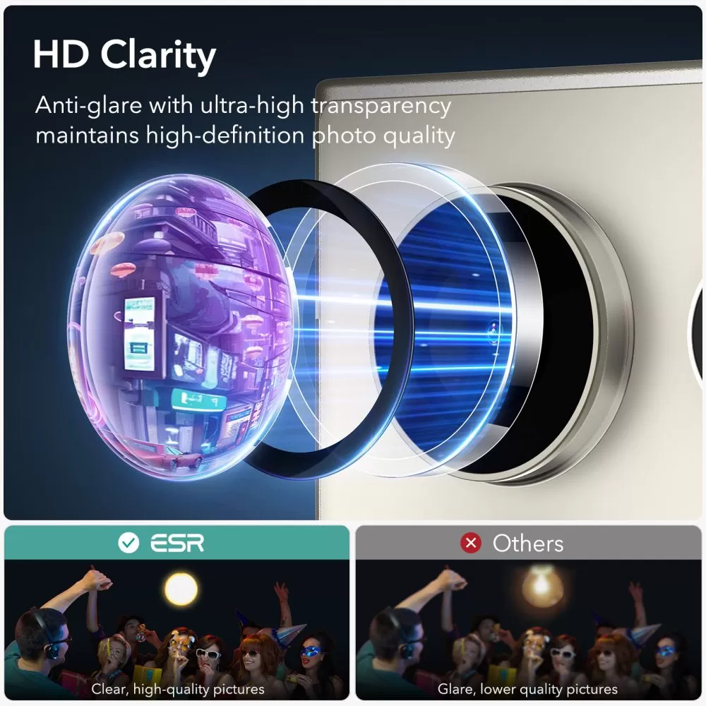 Samsung Galaxy S24 Ultra защитное стекло прозрачный ESR CAMERA PROTECTOR