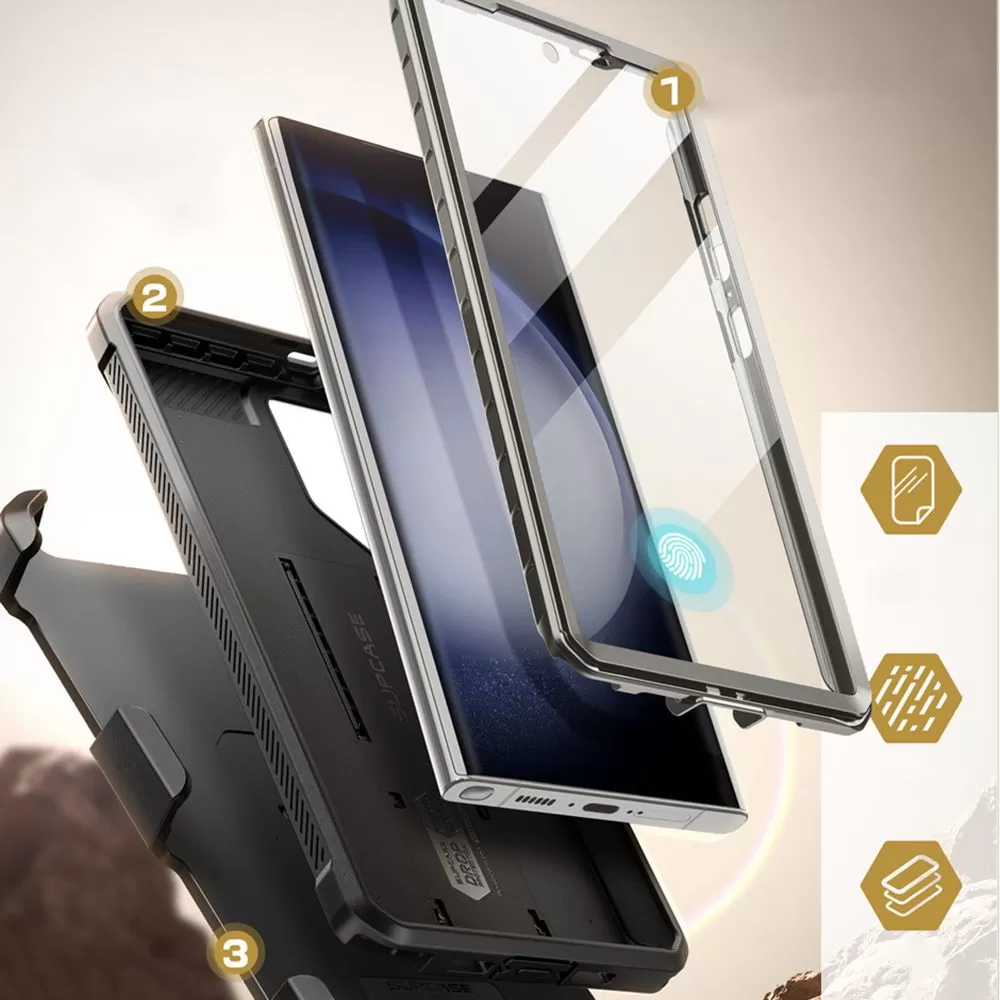 Samsung Galaxy S24 Ultra чехол  SUPCASE UNICORN BEETLE PRO 2-SET