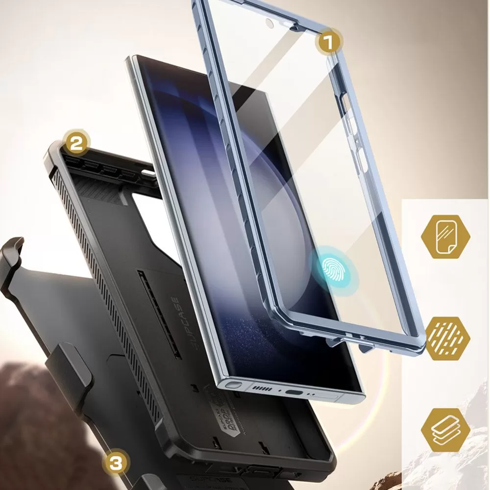 Samsung Galaxy S24 Ultra чехол  SUPCASE UNICORN BEETLE PRO 2-SET