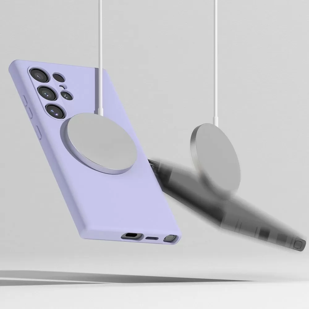 Samsung Galaxy S24 Ultra чехол  RINGKE SILICONE MAGNETIC MAGSAFE