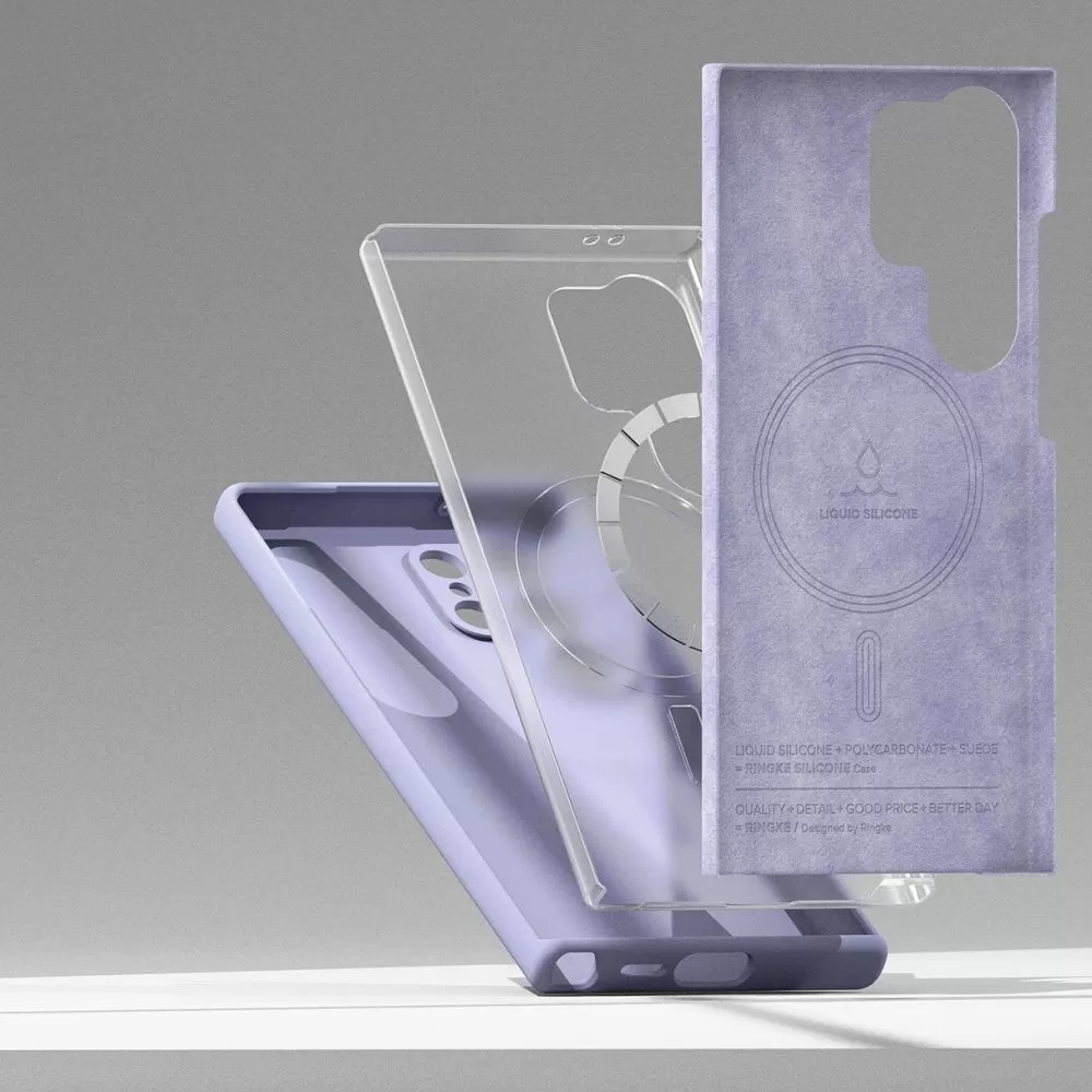 Samsung Galaxy S24 Ultra чехол  RINGKE SILICONE MAGNETIC MAGSAFE