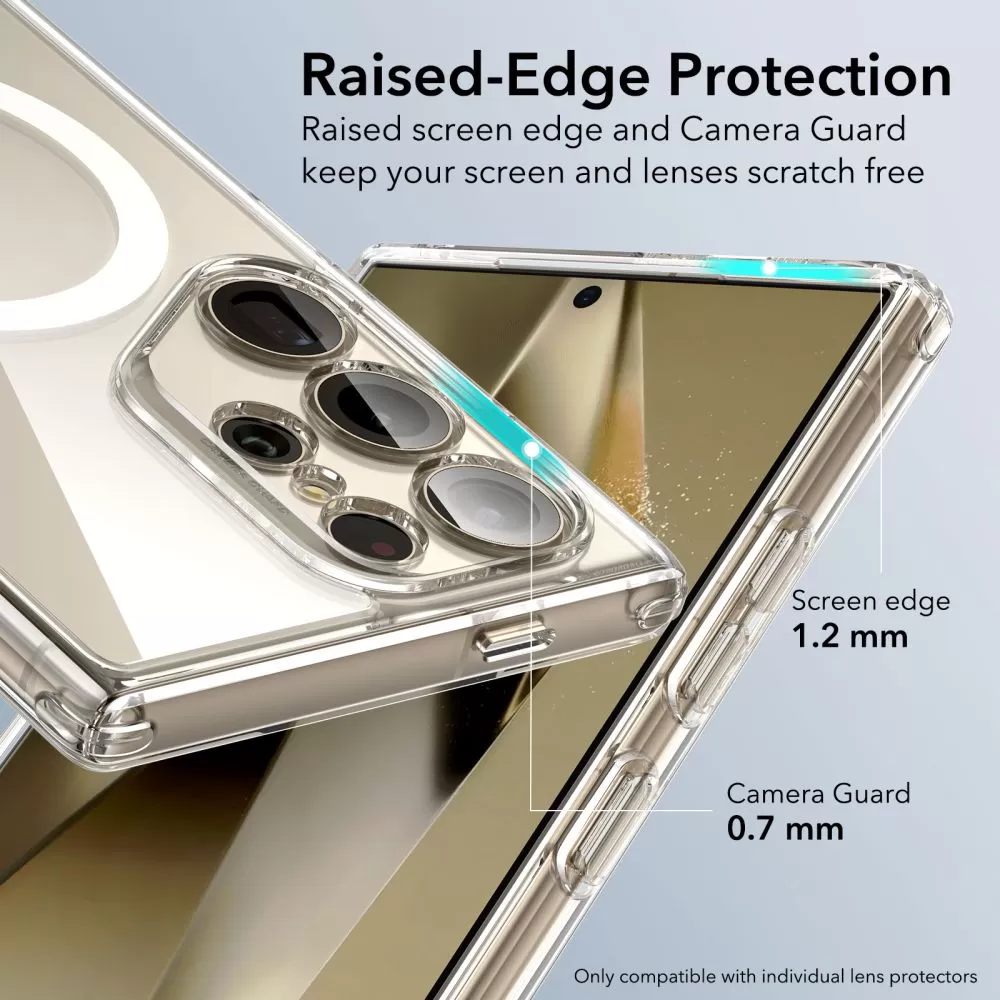 Samsung Galaxy S24 Ultra чехол прозрачный ESR CLASSIC HYBRID HALOLOCK MAGSAFE