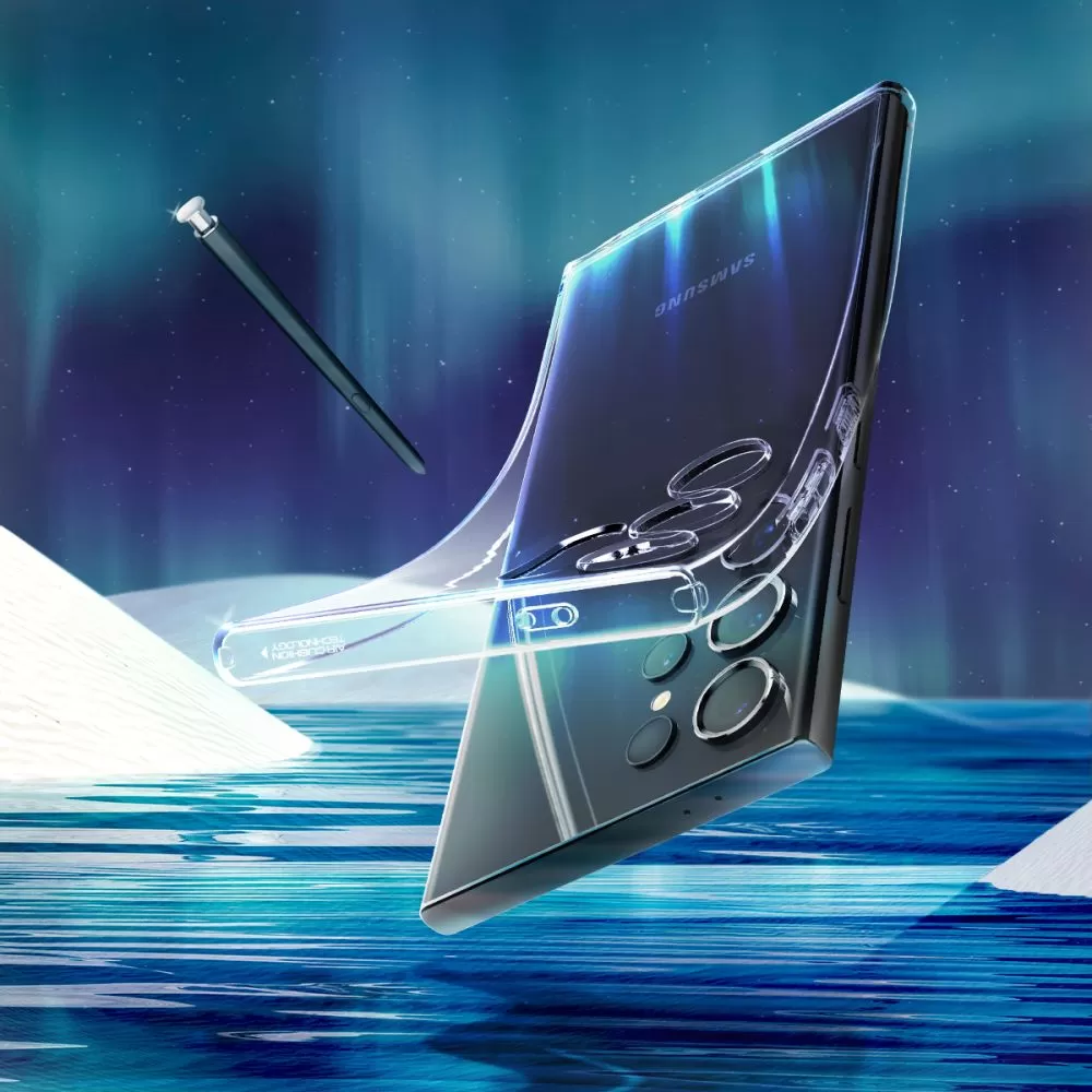 Samsung Galaxy S24 Ultra чехол прозрачный SPIGEN LIQUID CRYSTAL