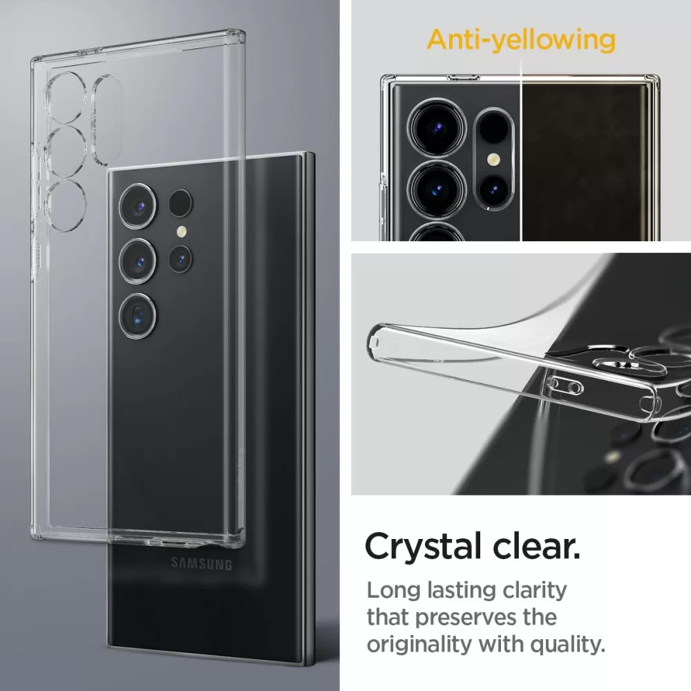 Samsung Galaxy S24 Ultra чехол прозрачный SPIGEN LIQUID CRYSTAL