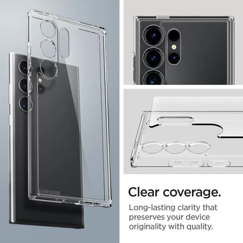 Samsung Galaxy S24 Ultra чехол прозрачный SPIGEN ULTRA HYBRID