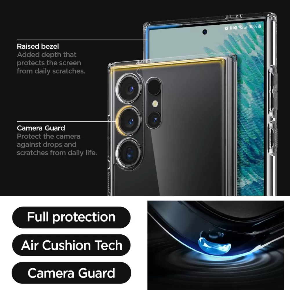 Samsung Galaxy S24 Ultra чехол прозрачный SPIGEN ULTRA HYBRID