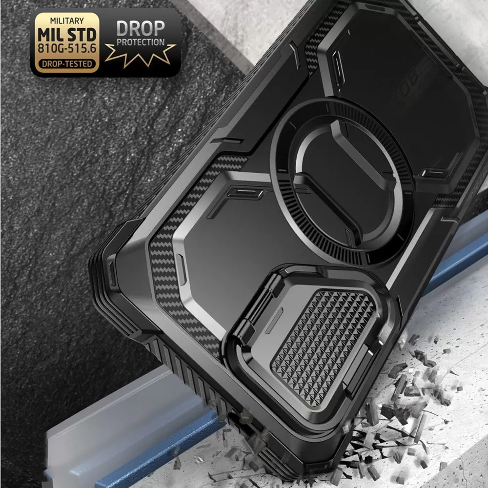 Samsung Galaxy S24 Ultra чехол черный SUPCASE IBLSN ARMORBOX MAG MAGSAFE