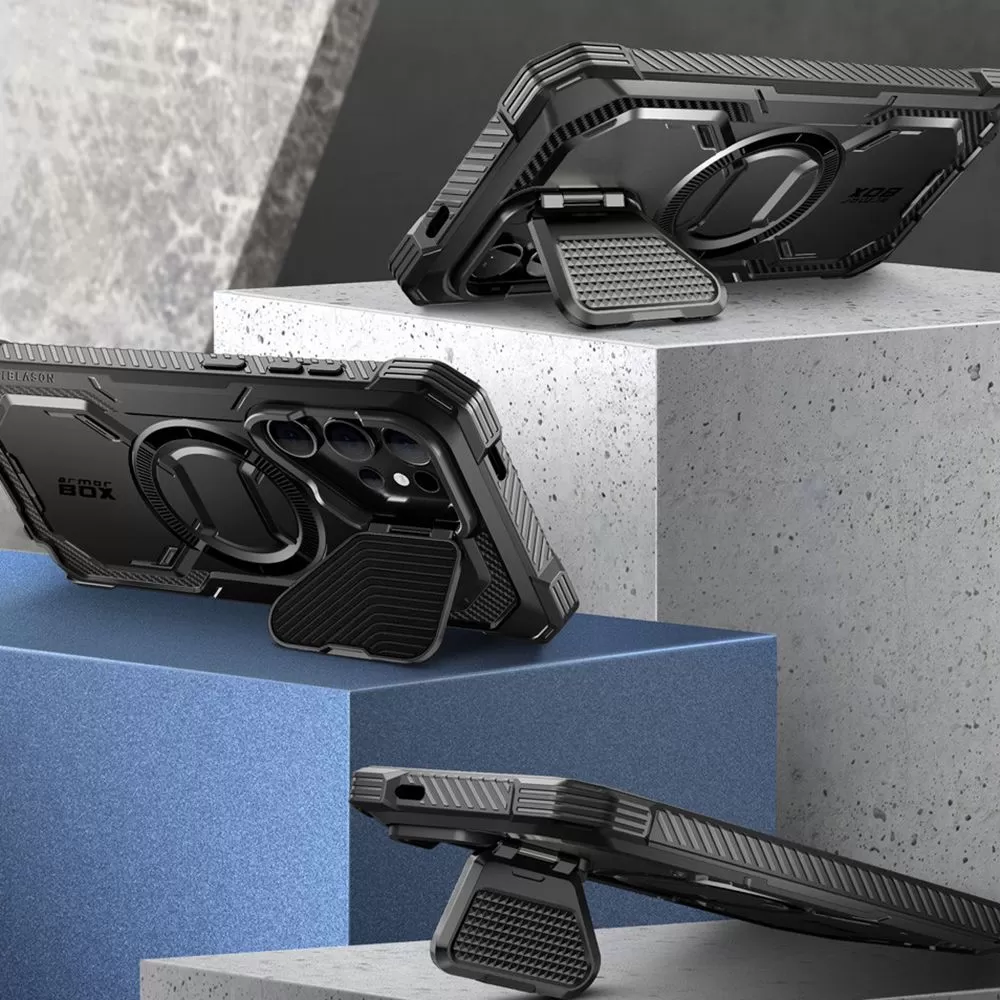 Samsung Galaxy S24 Ultra чехол черный SUPCASE IBLSN ARMORBOX MAG MAGSAFE