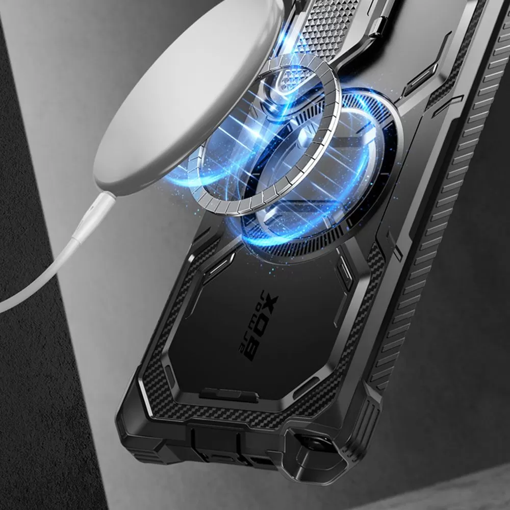 Samsung Galaxy S24 Ultra чехол черный SUPCASE IBLSN ARMORBOX MAG MAGSAFE