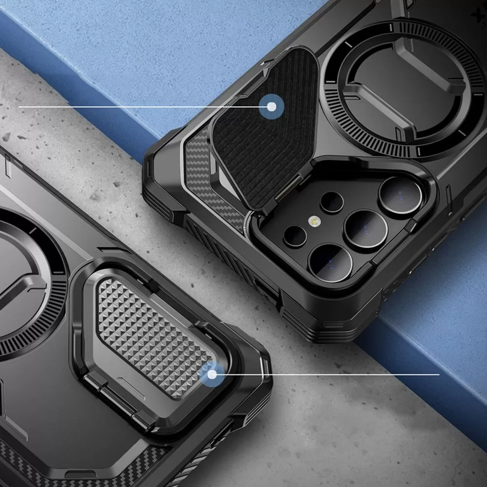 Samsung Galaxy S24 Ultra чехол черный SUPCASE IBLSN ARMORBOX MAG MAGSAFE