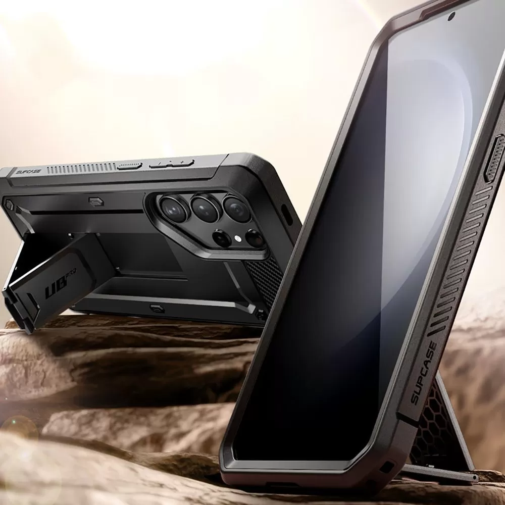 Samsung Galaxy S24 Ultra чехол черный SUPCASE UNICORN BEETLE PRO 2-SET
