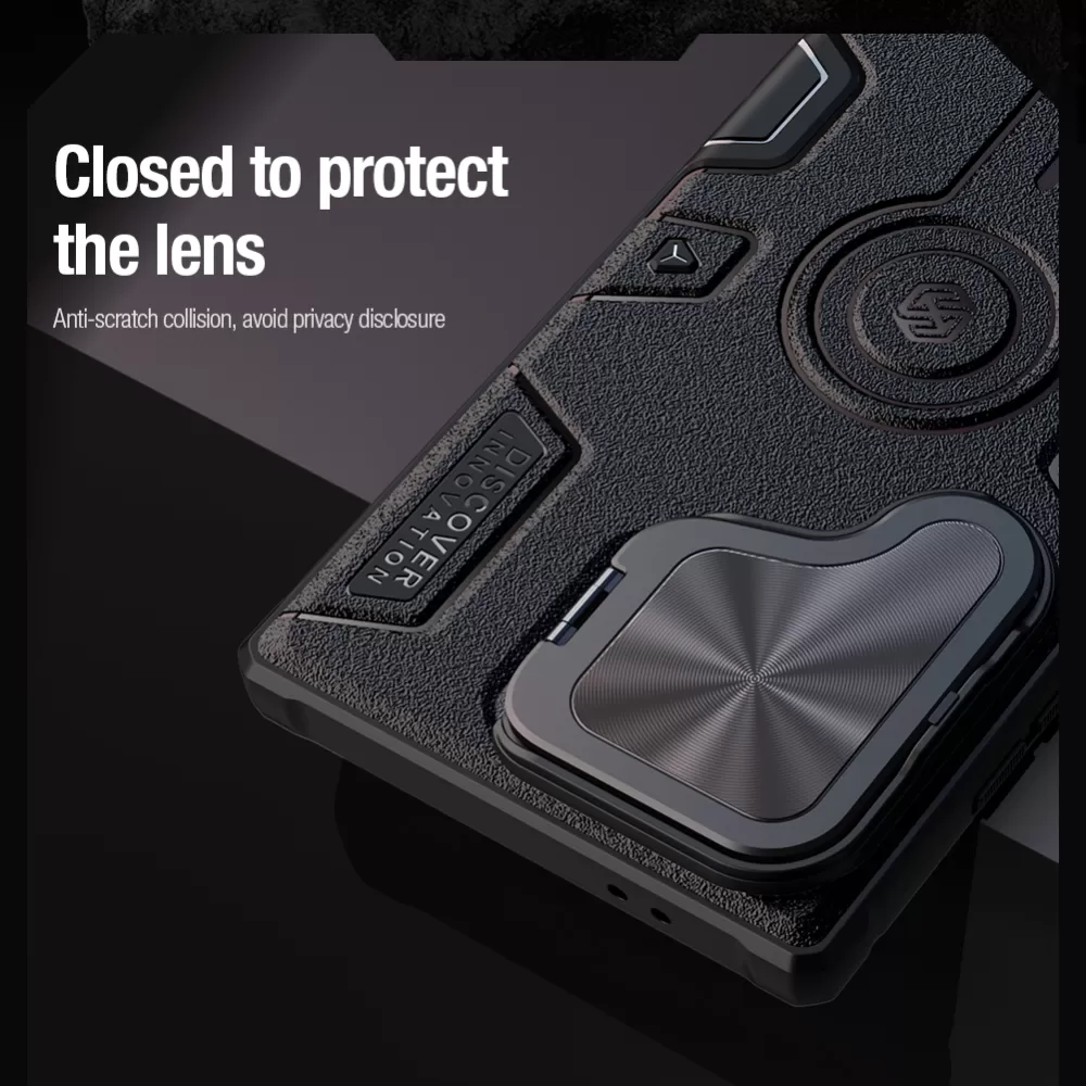 Samsung Galaxy S24 Ultra чехол черный NILLKIN CAMSHIELD ARMOR PROP