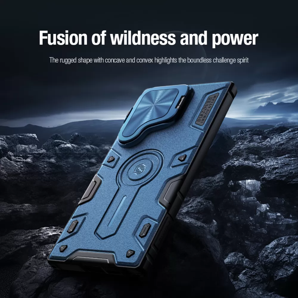 Samsung Galaxy S24 Ultra чехол черный NILLKIN CAMSHIELD ARMOR PROP