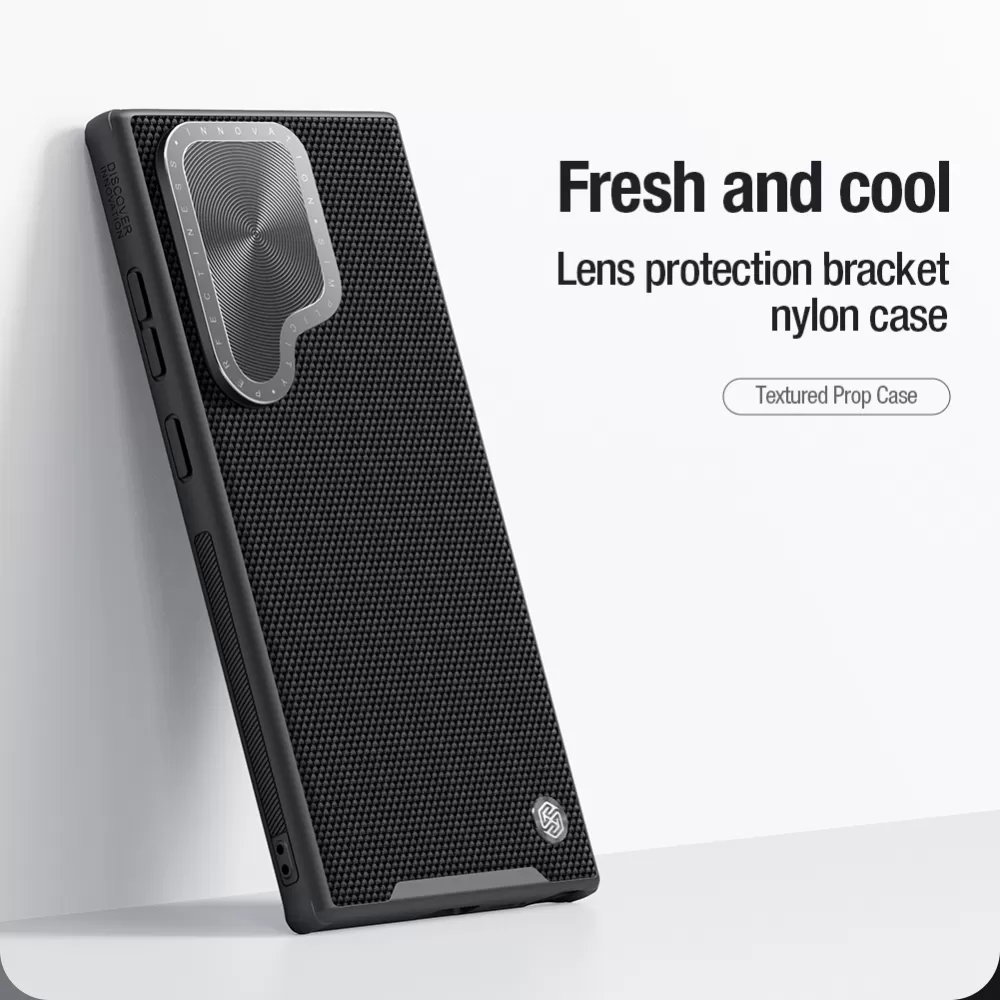 Samsung Galaxy S24 Ultra чехол черный NILLKIN TEXTURED PROP