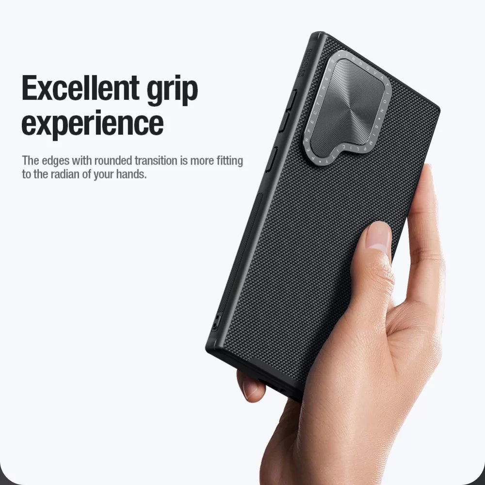Samsung Galaxy S24 Ultra чехол черный NILLKIN TEXTURED PROP