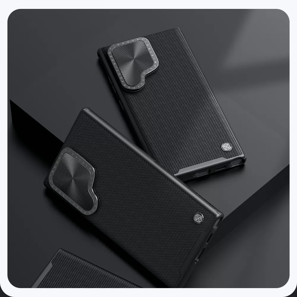Samsung Galaxy S24 Ultra чехол черный NILLKIN TEXTURED PROP