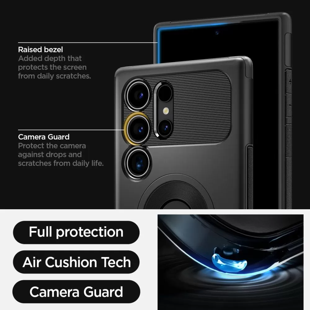 Samsung Galaxy S24 Ultra чехол черный SPIGEN SLIM ARMOR MAGSAFE