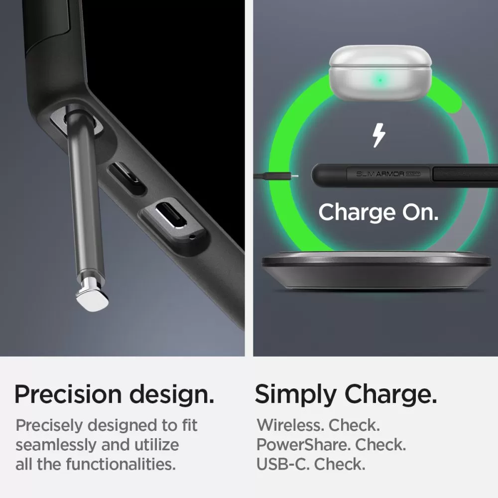 Samsung Galaxy S24 Ultra чехол черный SPIGEN SLIM ARMOR MAGSAFE