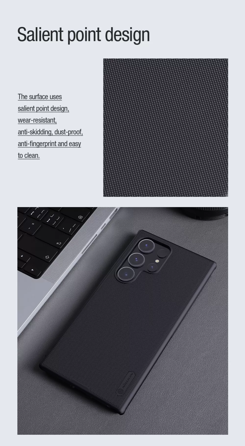 Samsung Galaxy S24 Ultra чехол зеленый NILLKIN SUPER FROSTED SHIELD PRO MAGNETIC
