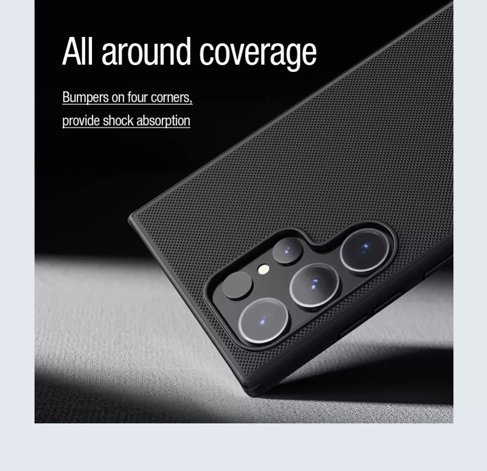 Samsung Galaxy S24 Ultra чехол зеленый NILLKIN SUPER FROSTED SHIELD PRO MAGNETIC