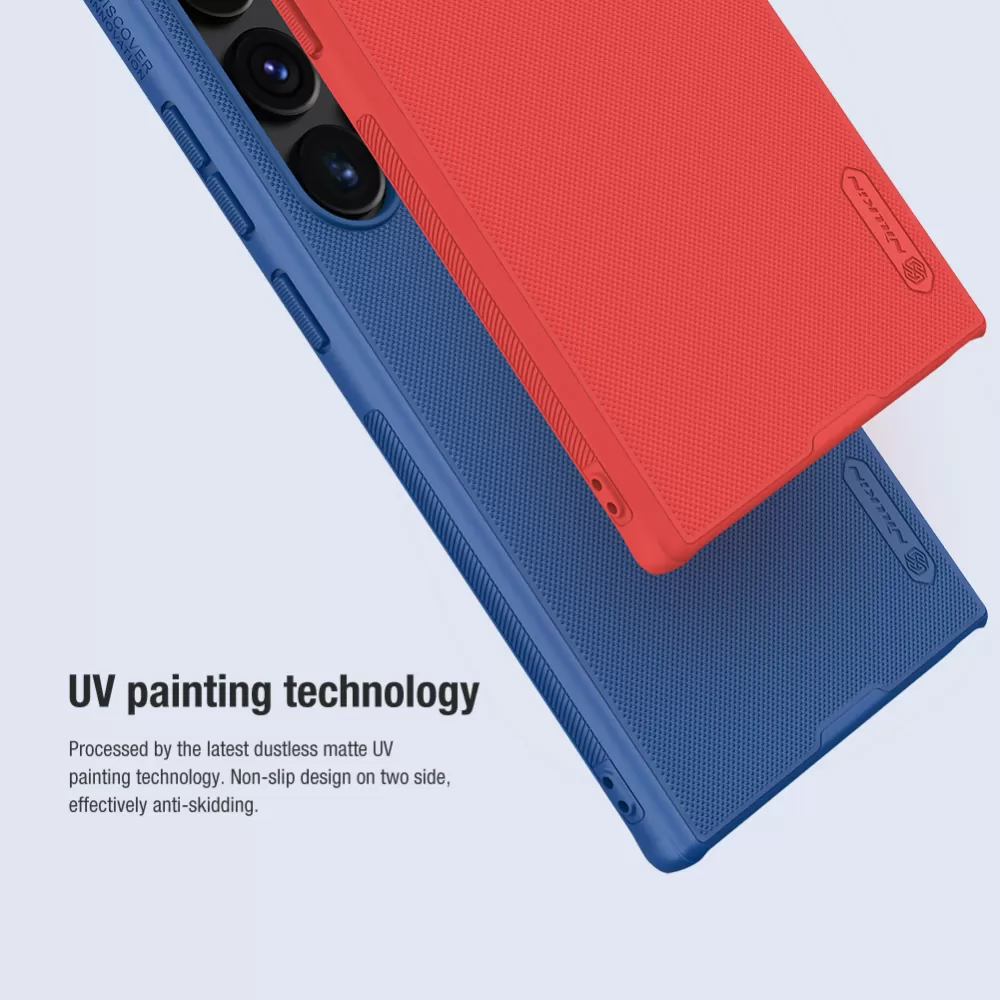 Samsung Galaxy S24 Ultra чехол зеленый NILLKIN SUPER FROSTED SHIELD PRO