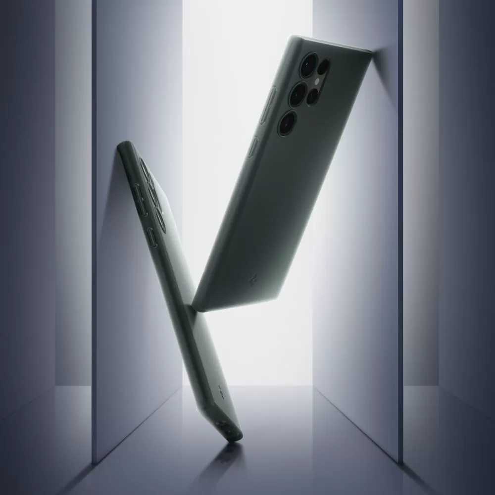 Samsung Galaxy S24 Ultra чехол зеленый SPIGEN THIN FIT