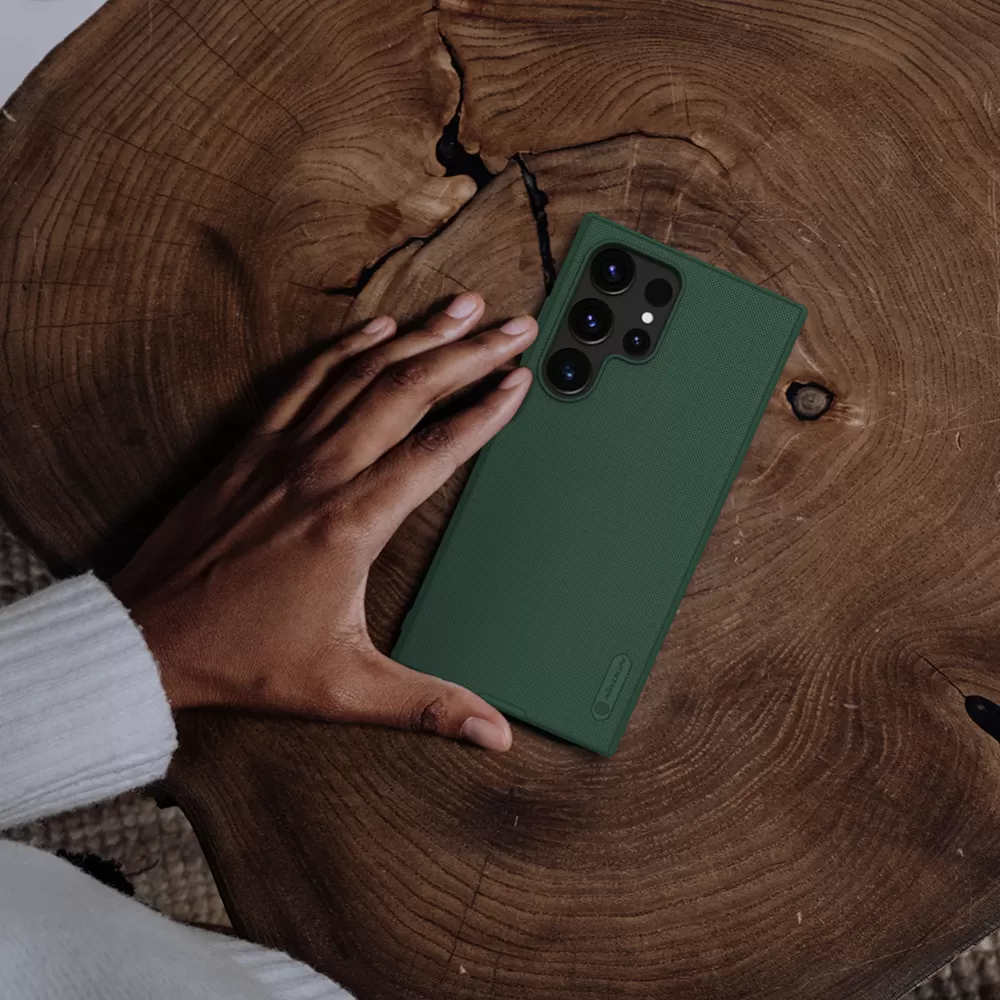 Samsung Galaxy S24 Ultra чехол синий NILLKIN SUPER FROSTED SHIELD PRO
