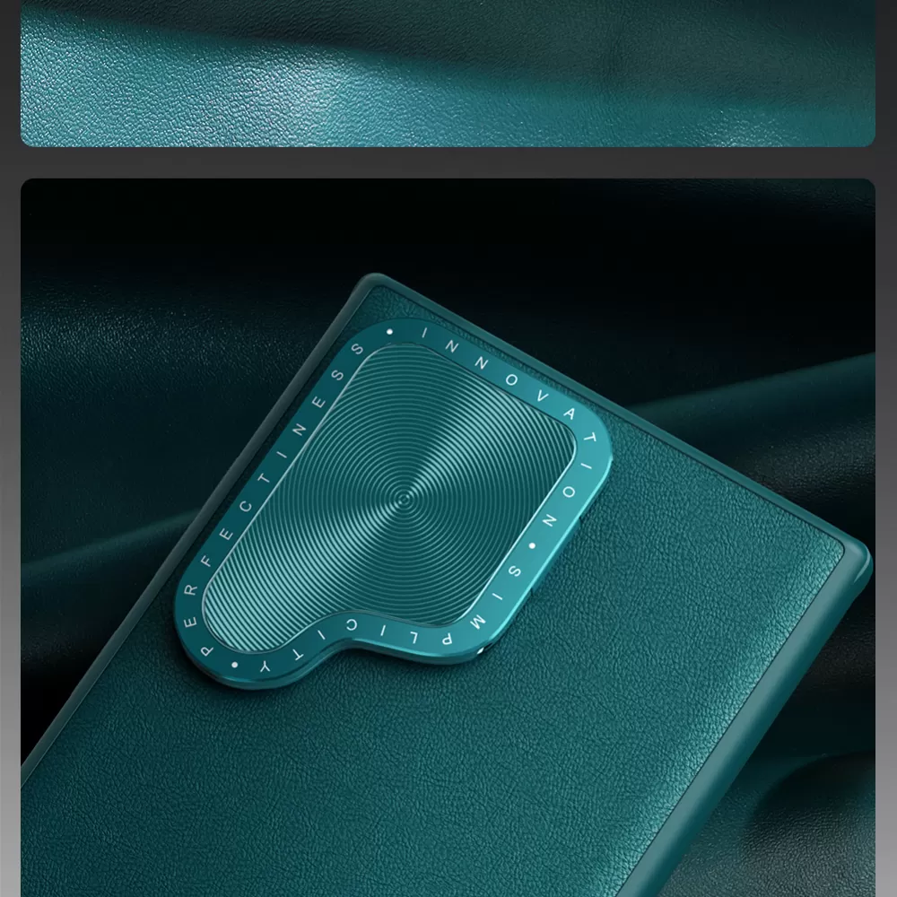 Samsung Galaxy S24 Ultra чехол синий NILLKIN CAMSHIELD PROP LEATHER