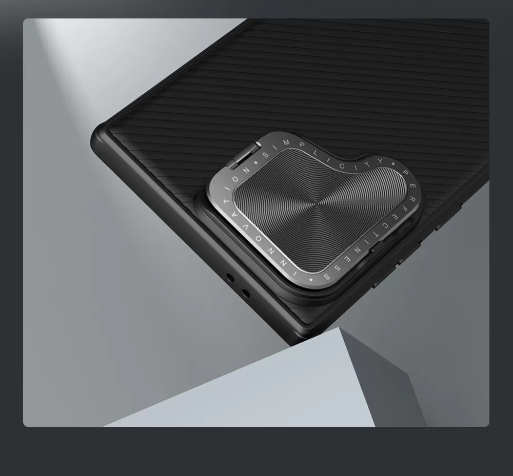 Samsung Galaxy S24 Ultra чехол синий NILLKIN CAMSHIELD PROP