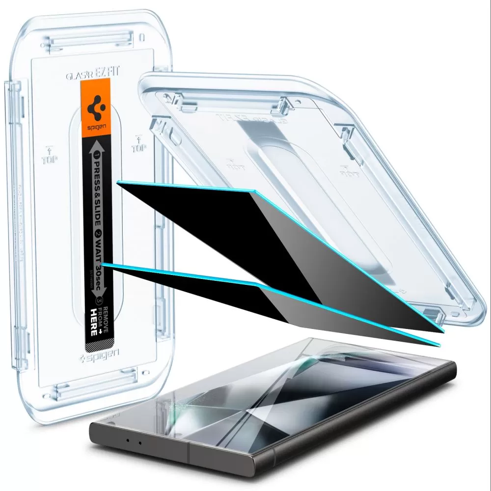 Samsung Galaxy S24 Ultra защитное стекло SPIGEN GLAS.TR ”EZ FIT” 2-PACK