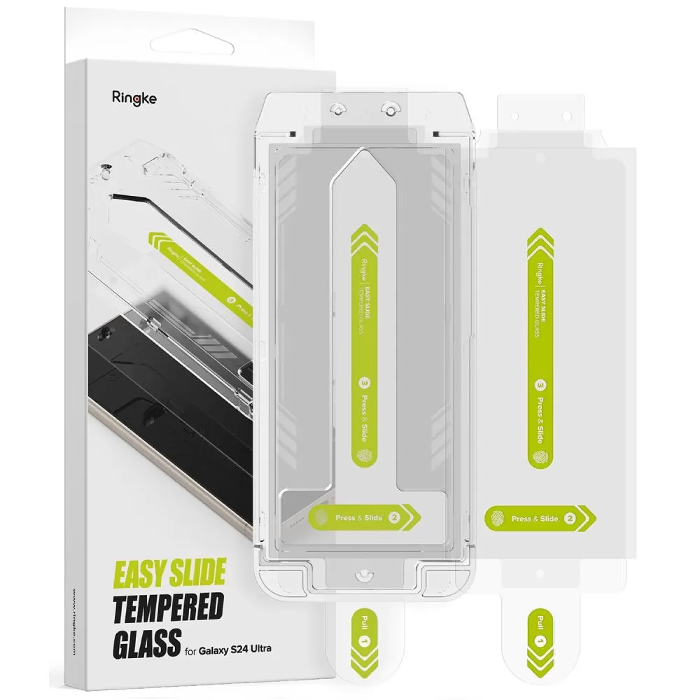 Samsung Galaxy S24 Ultra защитное стекло RINGKE EASY SLIDE 2-PACK