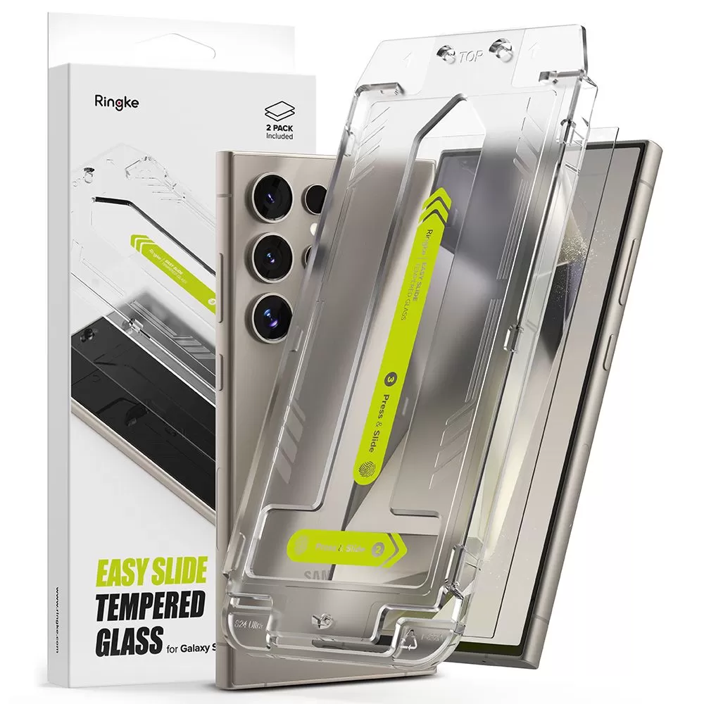 Samsung Galaxy S24 Ultra защитное стекло RINGKE EASY SLIDE 2-PACK