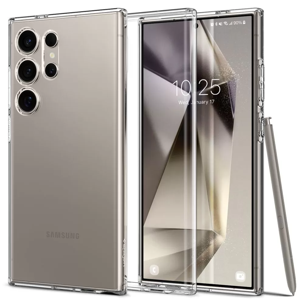 Samsung Galaxy S24 Ultra чехол прозрачный SPIGEN LIQUID CRYSTAL