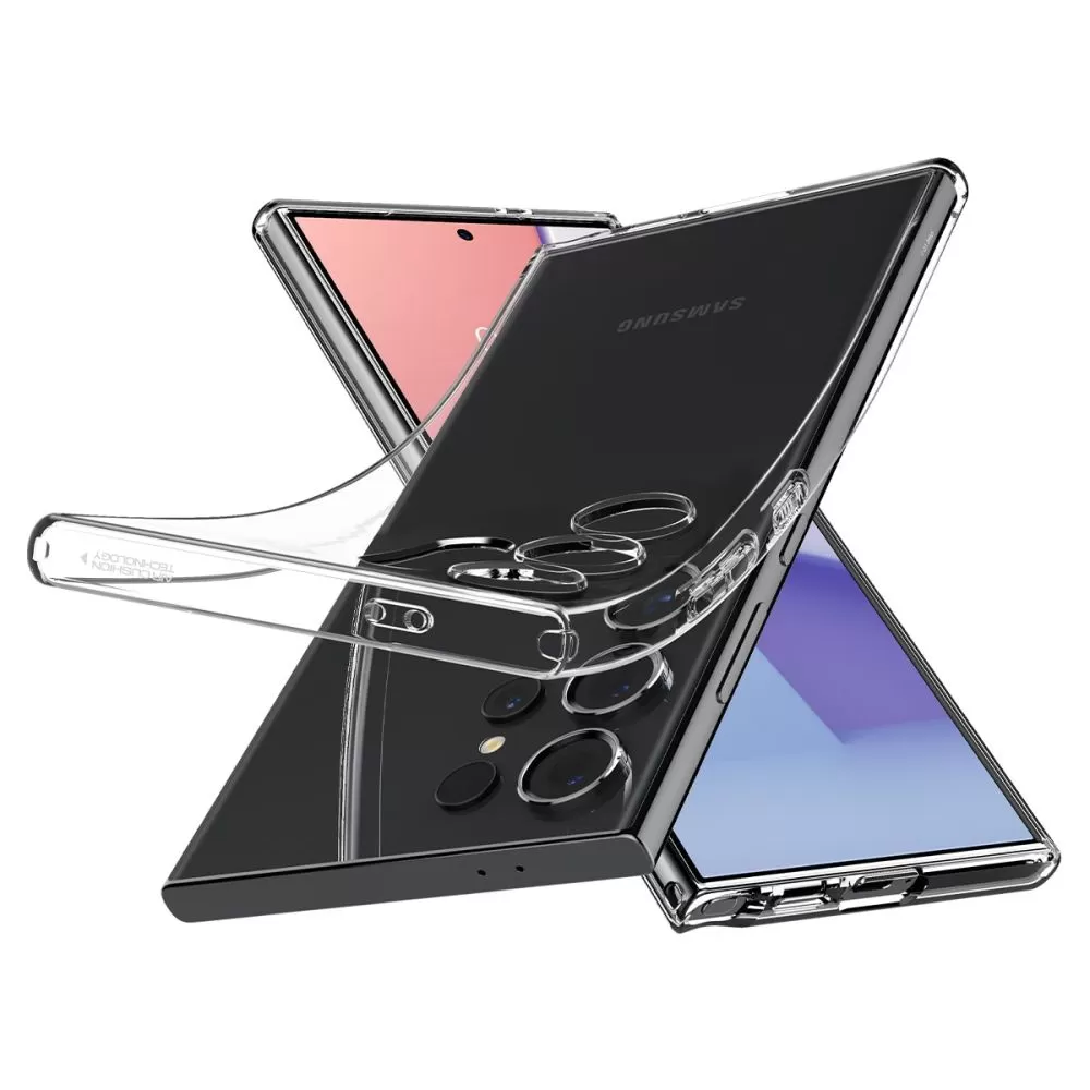 Samsung Galaxy S24 Ultra чехол прозрачный SPIGEN LIQUID CRYSTAL