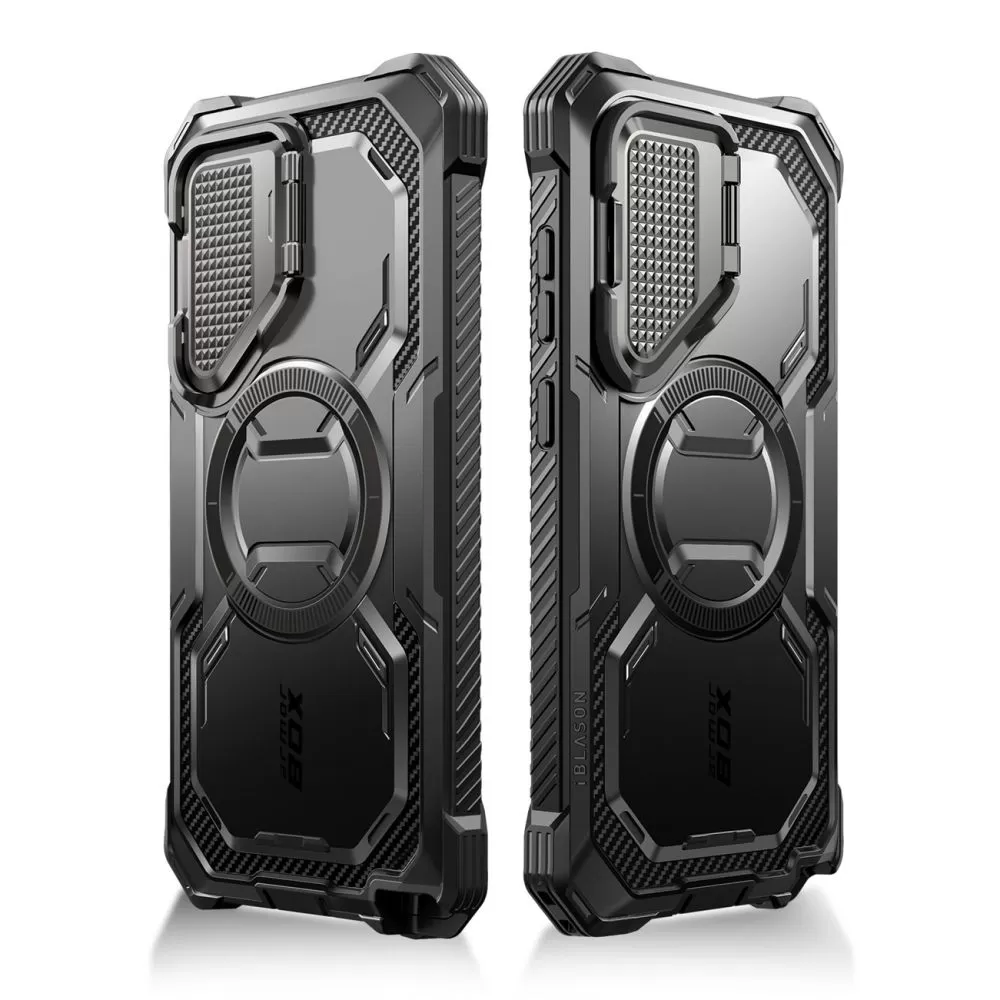 Samsung Galaxy S24 Ultra чехол черный SUPCASE IBLSN ARMORBOX MAG MAGSAFE