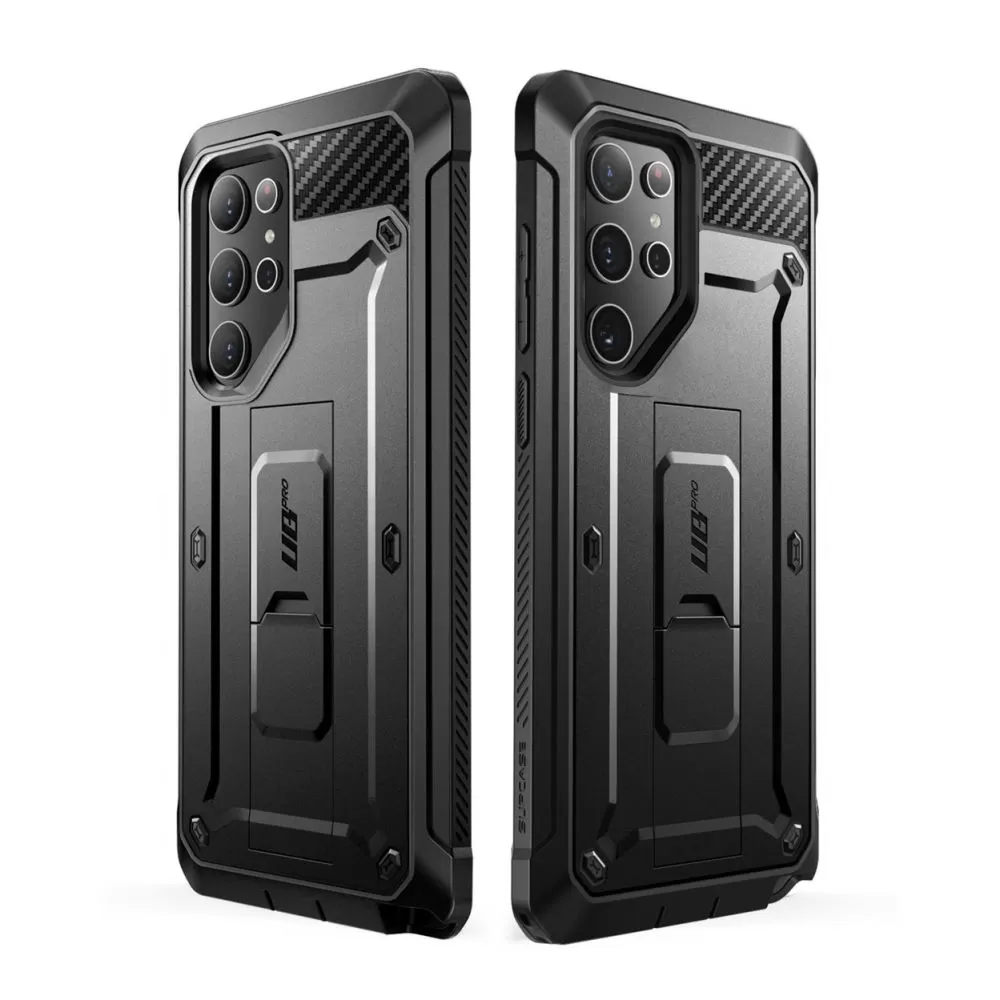 Samsung Galaxy S24 Ultra чехол черный SUPCASE UNICORN BEETLE PRO 2-SET