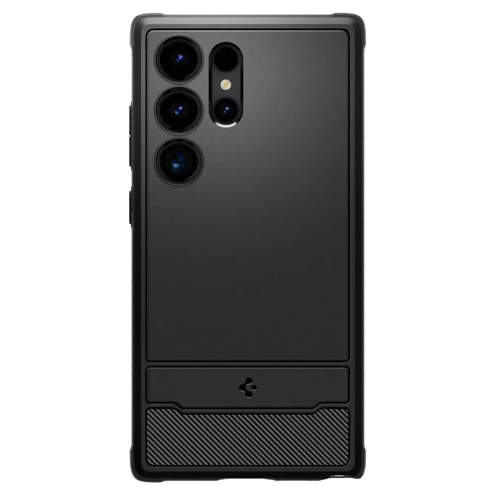 Samsung Galaxy S24 Ultra чехол черный SPIGEN RUGGED ARMOR
