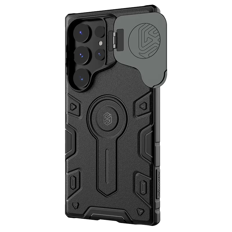 Samsung Galaxy S24 Ultra чехол черный NILLKIN CAMSHIELD ARMOR PROP