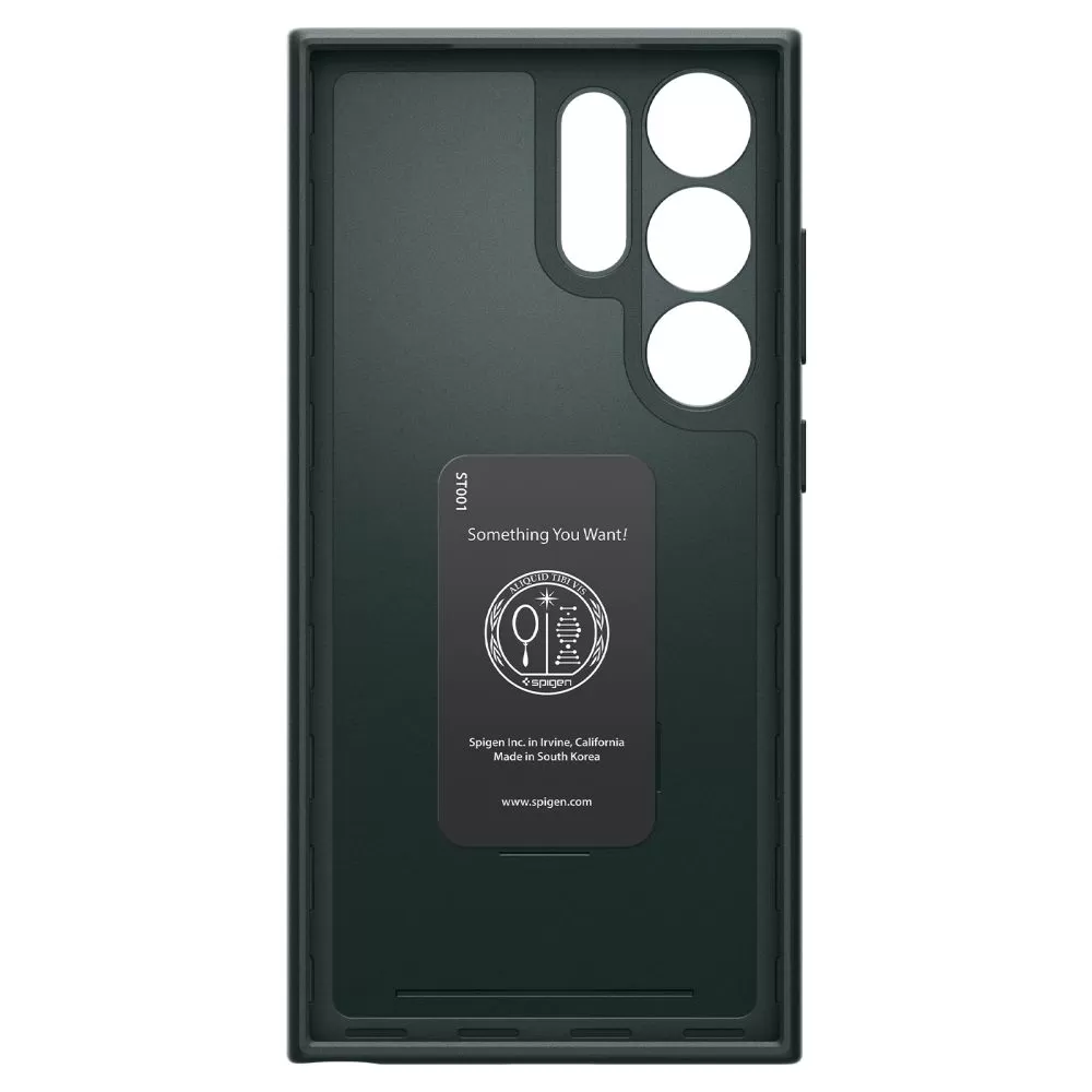 Samsung Galaxy S24 Ultra чехол зеленый SPIGEN THIN FIT