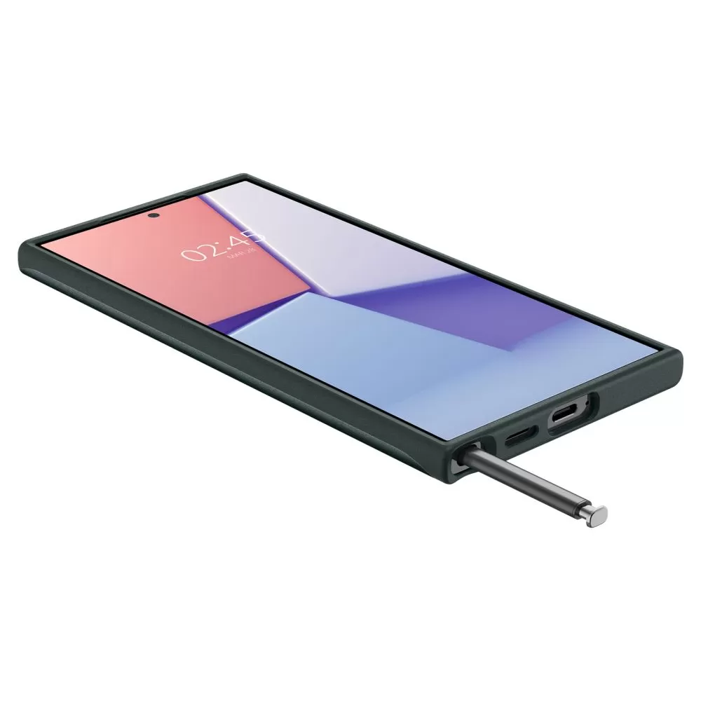 Samsung Galaxy S24 Ultra чехол зеленый SPIGEN THIN FIT