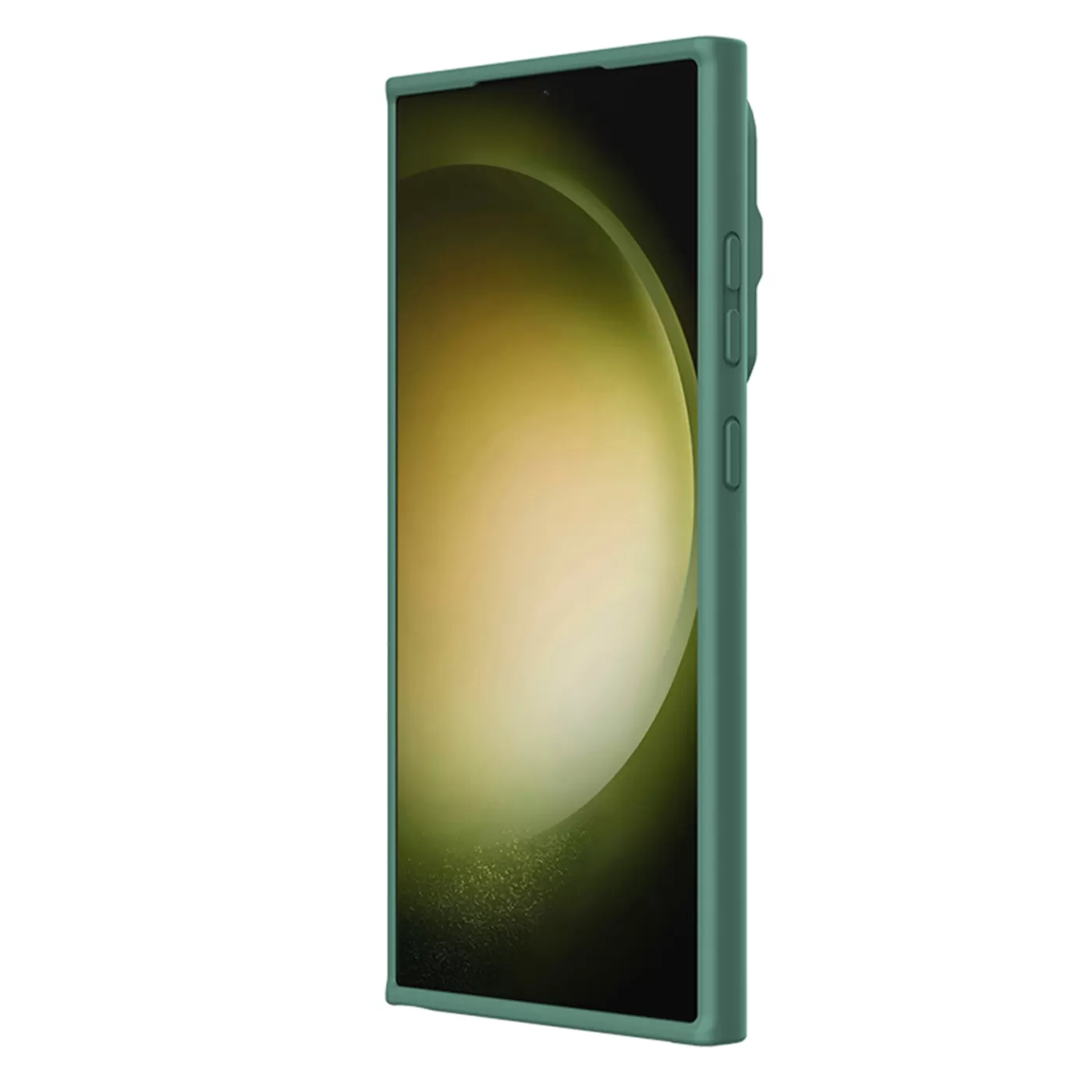 Samsung Galaxy S24 Ultra чехол зеленый NILLKIN CAMSHIELD SILKY PROP SILICONE