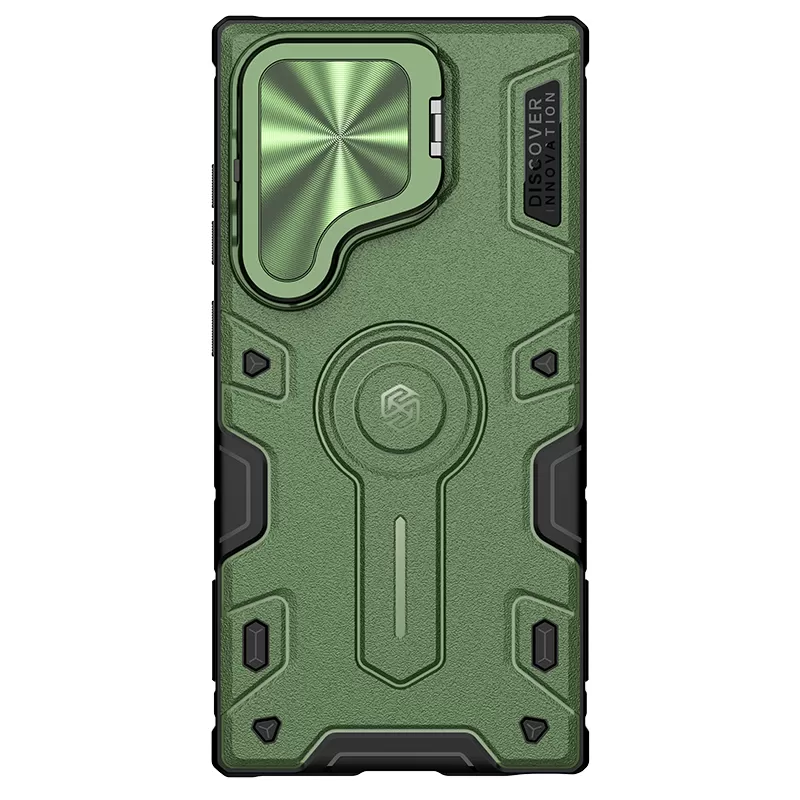Samsung Galaxy S24 Ultra чехол зеленый NILLKIN CAMSHIELD ARMOR PROP